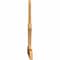 Ekena Millwork Richland Rough Sawn Timber Gable Bracket, Western Red Cedar, 96"W x 44"H x 2"D x 6"F, 11/12 Pitch GBW096X44X0206RIC00RWR - alternate 5
